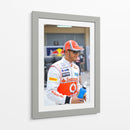 Lewis Hamilton en Baréin | Cuadro decorativo de Canvas Lab