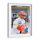 Lewis Hamilton en Baréin | Cuadro decorativo de Canvas Lab
