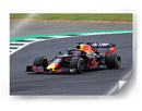 Max Verstappen rojo | Cuadro decorativo de Canvas Lab