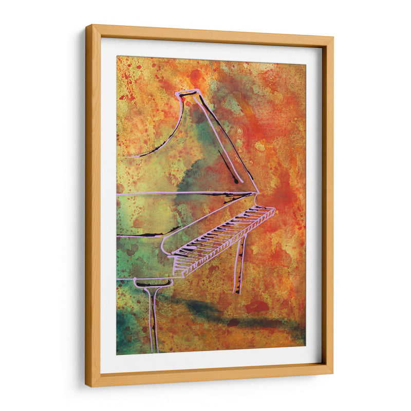 3.3 /15 El piano - Alba Derbez | Cuadro decorativo de Canvas Lab