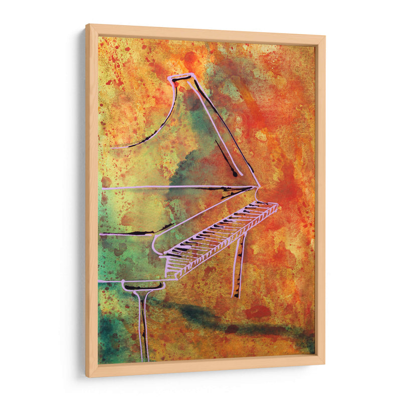 3.3 /15 El piano - Alba Derbez | Cuadro decorativo de Canvas Lab