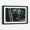 Piloto de carreras en una parada en boxes | Cuadro decorativo de Canvas Lab