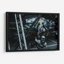 Piloto de carreras en una parada en boxes | Cuadro decorativo de Canvas Lab