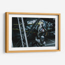 Piloto de carreras en una parada en boxes | Cuadro decorativo de Canvas Lab