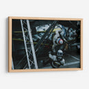 Piloto de carreras en una parada en boxes | Cuadro decorativo de Canvas Lab