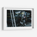 Piloto de carreras en una parada en boxes | Cuadro decorativo de Canvas Lab