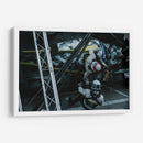 Piloto de carreras en una parada en boxes | Cuadro decorativo de Canvas Lab