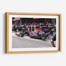 Sebastien Buemi demostrando el coche de Fórmula 1 Red Bull Energy en Motomachi Yokohama, Japón | Cuadro decorativo de Canvas Lab
