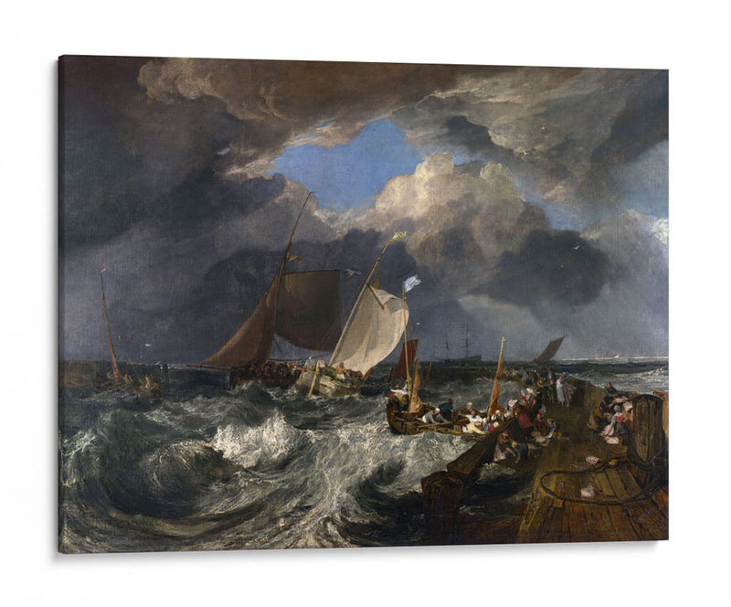 El muelle de Calais - Joseph Mallord William Turner | Cuadro decorativo de Canvas Lab