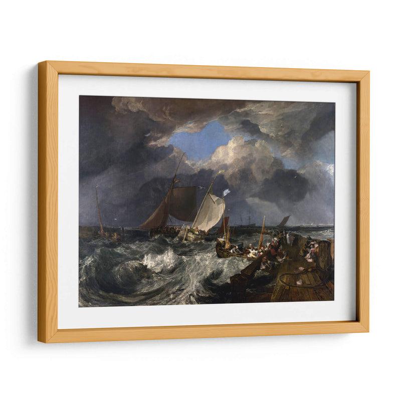 El muelle de Calais - Joseph Mallord William Turner | Cuadro decorativo de Canvas Lab