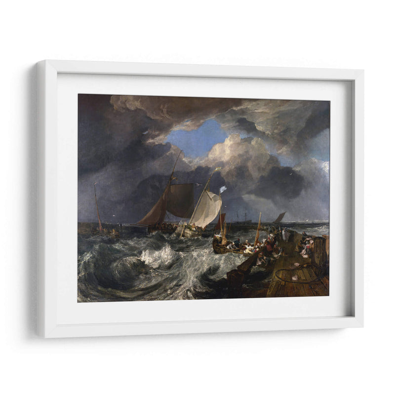 El muelle de Calais - Joseph Mallord William Turner | Cuadro decorativo de Canvas Lab