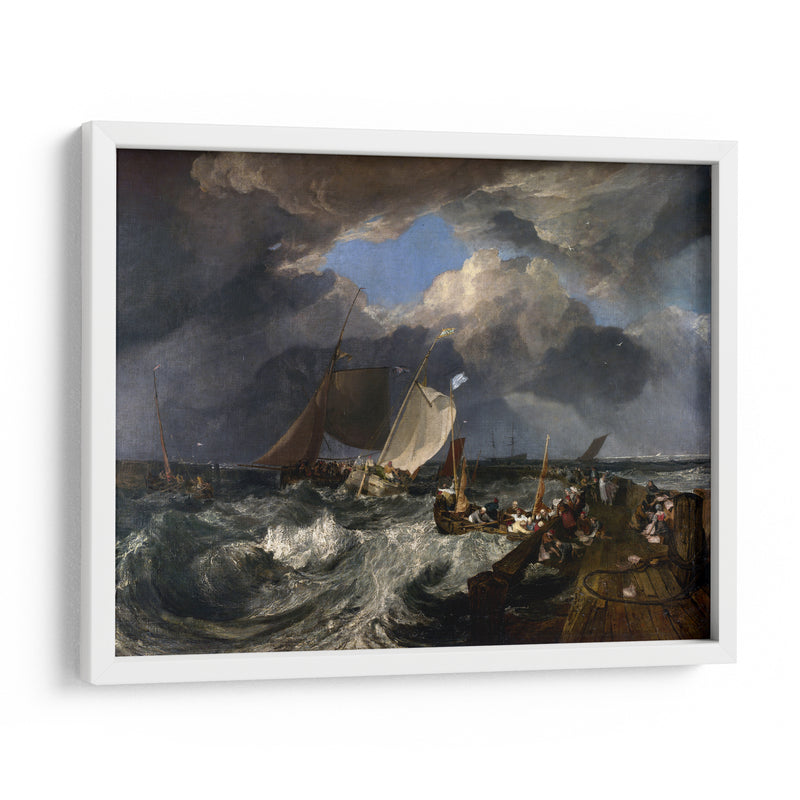 El muelle de Calais - Joseph Mallord William Turner | Cuadro decorativo de Canvas Lab