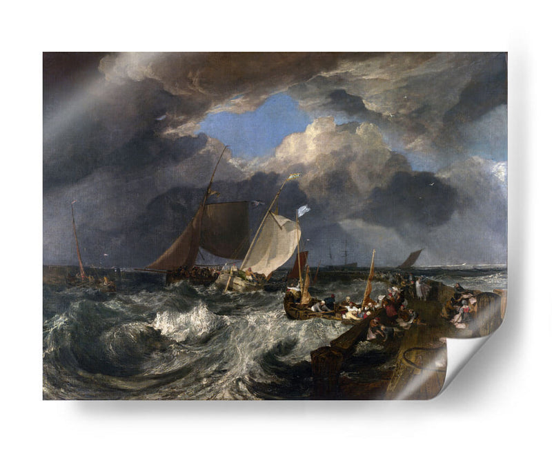El muelle de Calais - Joseph Mallord William Turner | Cuadro decorativo de Canvas Lab