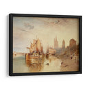 Colonia, la llegada de un barco de paquetes: Noche - Joseph Mallord William Turner | Cuadro decorativo de Canvas Lab