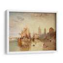 Colonia, la llegada de un barco de paquetes: Noche - Joseph Mallord William Turner | Cuadro decorativo de Canvas Lab