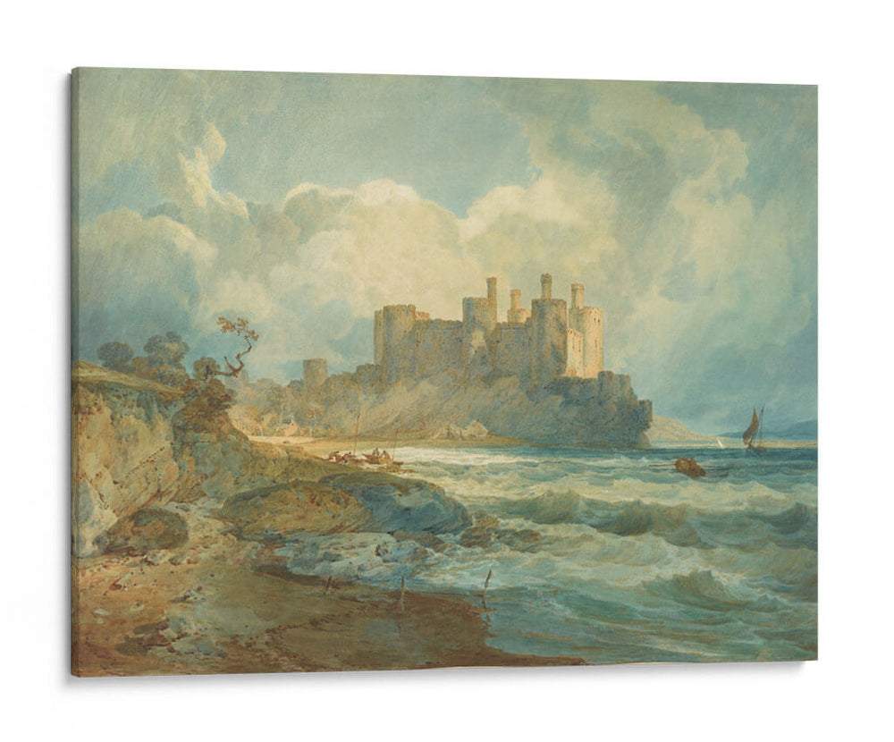Castillo de Conwy, Gales del Norte - Joseph Mallord William Turner | Cuadro decorativo de Canvas Lab