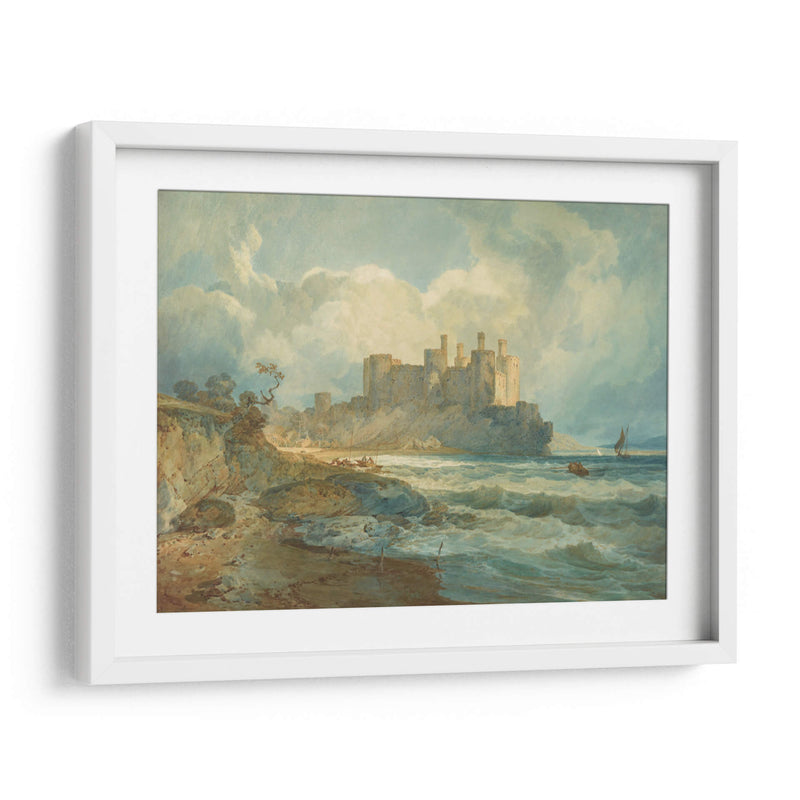 Castillo de Conwy, Gales del Norte - Joseph Mallord William Turner | Cuadro decorativo de Canvas Lab