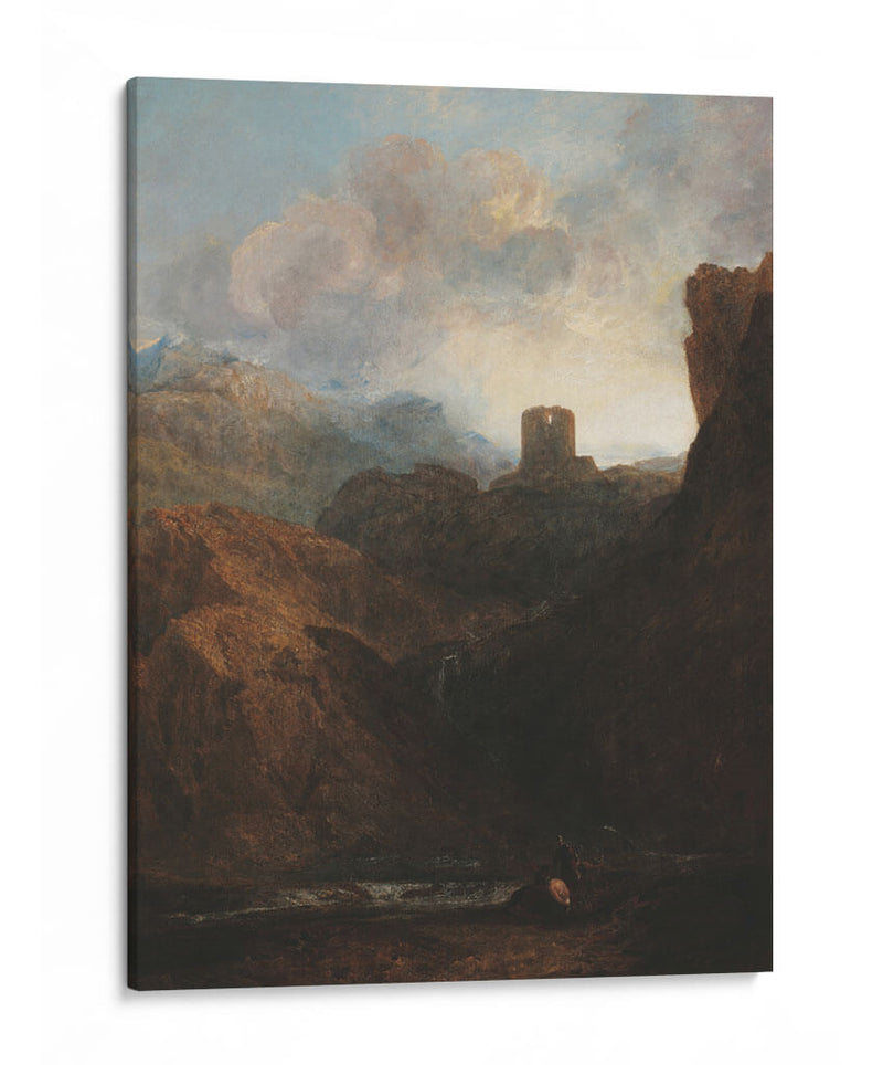 Castillo de Dolbadarn, Gales del Norte - Joseph Mallord William Turner | Cuadro decorativo de Canvas Lab