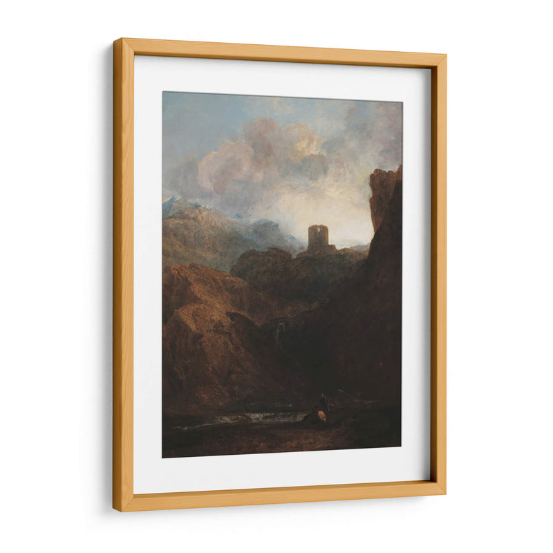 Castillo de Dolbadarn, Gales del Norte - Joseph Mallord William Turner | Cuadro decorativo de Canvas Lab