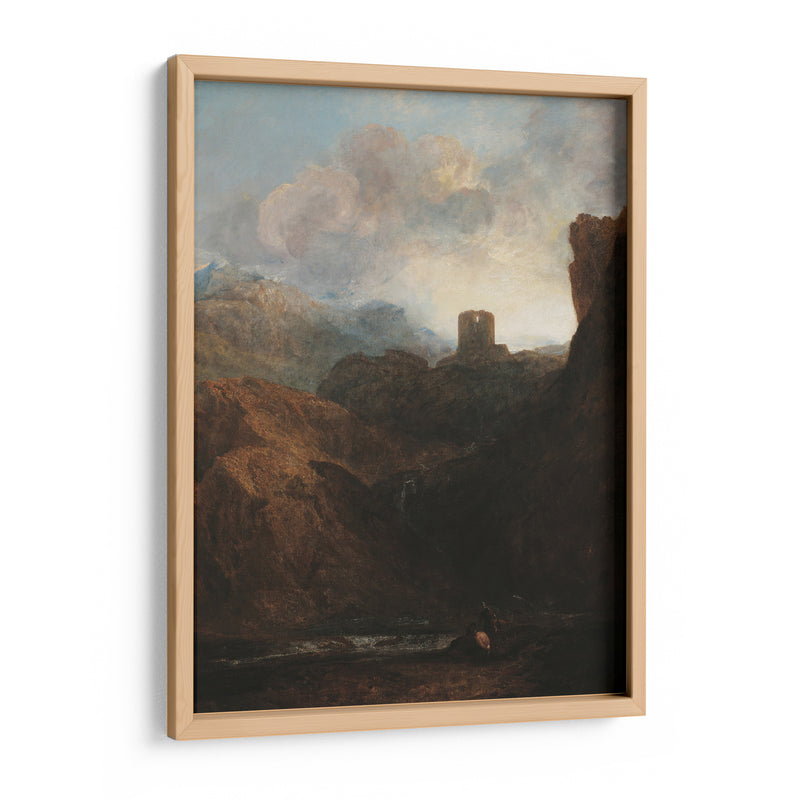 Castillo de Dolbadarn, Gales del Norte - Joseph Mallord William Turner | Cuadro decorativo de Canvas Lab