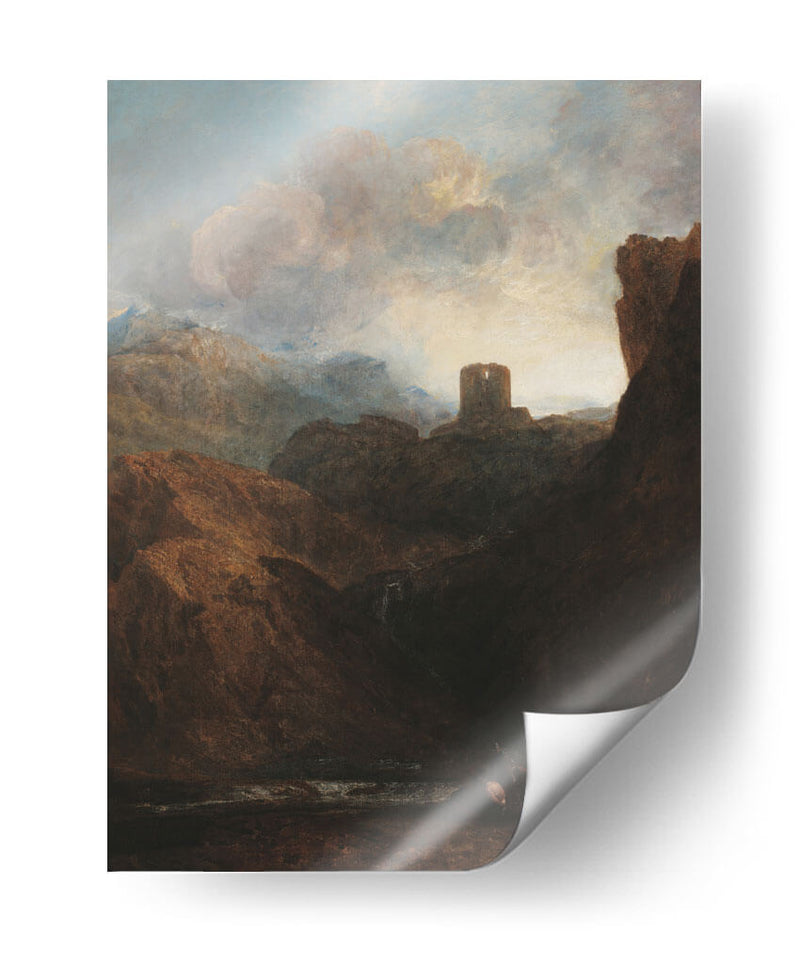 Castillo de Dolbadarn, Gales del Norte - Joseph Mallord William Turner | Cuadro decorativo de Canvas Lab