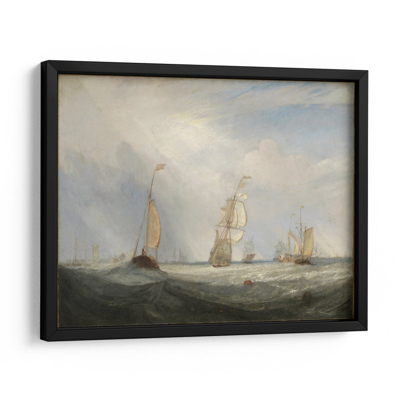 Helvoetsluys o la ciudad de Utrecht, 64, haciéndose a la mar - Joseph Mallord William Turner | Cuadro decorativo de Canvas Lab