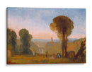 Paisaje italiano con puente y torre - Joseph Mallord William Turner | Cuadro decorativo de Canvas Lab