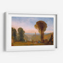 Paisaje italiano con puente y torre - Joseph Mallord William Turner | Cuadro decorativo de Canvas Lab