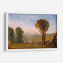 Paisaje italiano con puente y torre - Joseph Mallord William Turner | Cuadro decorativo de Canvas Lab