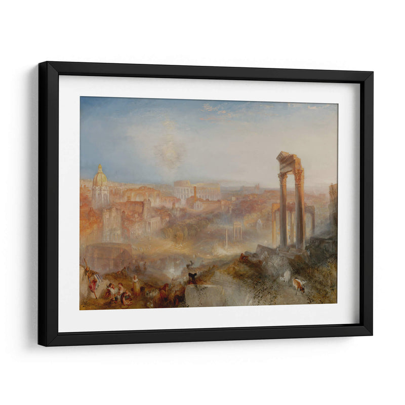 Roma moderna - Campo Vaccino - Joseph Mallord William Turner | Cuadro decorativo de Canvas Lab