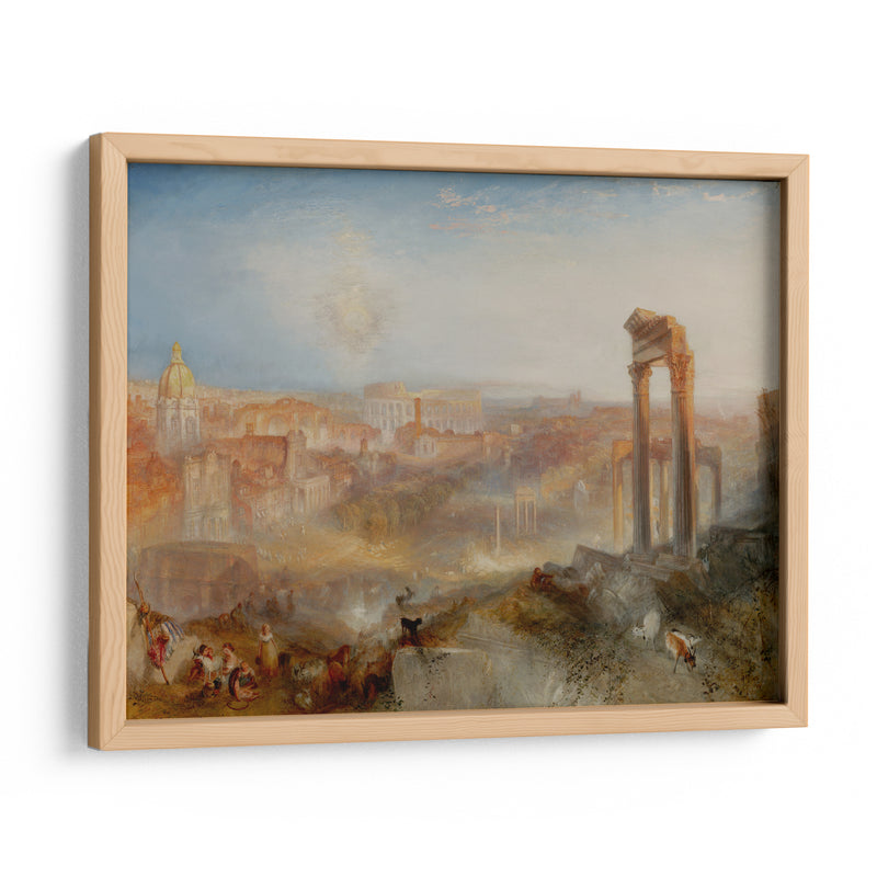Roma moderna - Campo Vaccino - Joseph Mallord William Turner | Cuadro decorativo de Canvas Lab