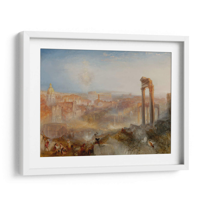 Roma moderna - Campo Vaccino - Joseph Mallord William Turner | Cuadro decorativo de Canvas Lab