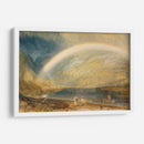 Arco iris: una vista del Rin desde el viñedo Dunkholder, de Ostersprey y Feltzen debajo de Bosnart - Joseph Mallord William Turner | Cuadro decorativo de Canvas Lab