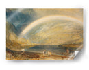Arco iris: una vista del Rin desde el viñedo Dunkholder, de Ostersprey y Feltzen debajo de Bosnart - Joseph Mallord William Turner | Cuadro decorativo de Canvas Lab