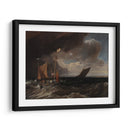 Paisaje marino con una tormenta que se avecina - Joseph Mallord William Turner | Cuadro decorativo de Canvas Lab