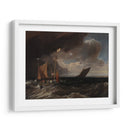 Paisaje marino con una tormenta que se avecina - Joseph Mallord William Turner | Cuadro decorativo de Canvas Lab