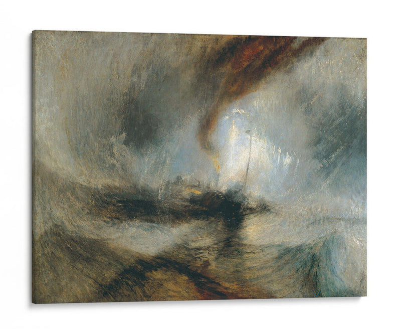 Barco de vapor de una boca de puertos - Joseph Mallord William Turner | Cuadro decorativo de Canvas Lab