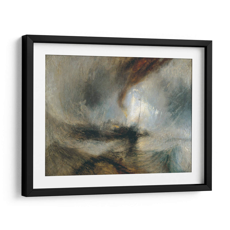 Barco de vapor de una boca de puertos - Joseph Mallord William Turner | Cuadro decorativo de Canvas Lab