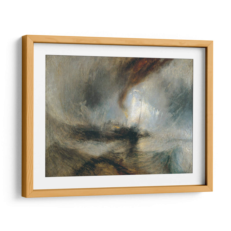 Barco de vapor de una boca de puertos - Joseph Mallord William Turner | Cuadro decorativo de Canvas Lab