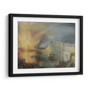 El incendio de la cámara de los lores - Joseph Mallord William Turner | Cuadro decorativo de Canvas Lab