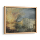 El incendio de la cámara de los lores - Joseph Mallord William Turner | Cuadro decorativo de Canvas Lab
