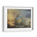 El incendio de la cámara de los lores - Joseph Mallord William Turner | Cuadro decorativo de Canvas Lab
