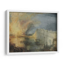 El incendio de la cámara de los lores - Joseph Mallord William Turner | Cuadro decorativo de Canvas Lab