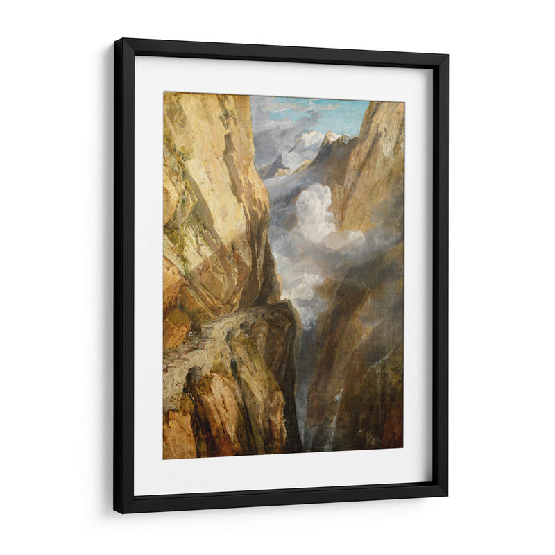 El paso de San Gotardo, Suiza - Joseph Mallord William Turner | Cuadro decorativo de Canvas Lab