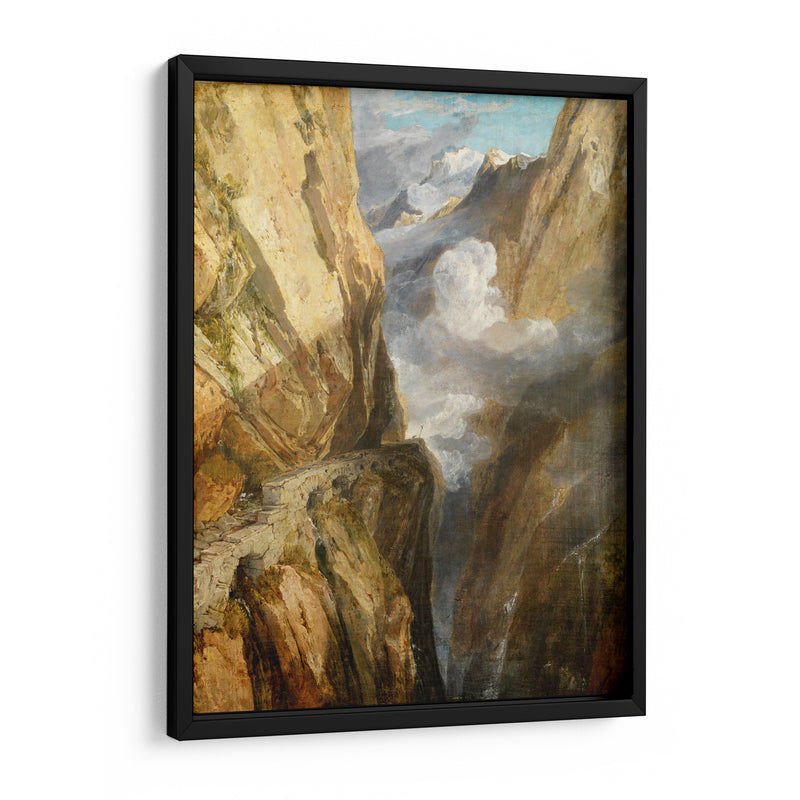 El paso de San Gotardo, Suiza - Joseph Mallord William Turner | Cuadro decorativo de Canvas Lab