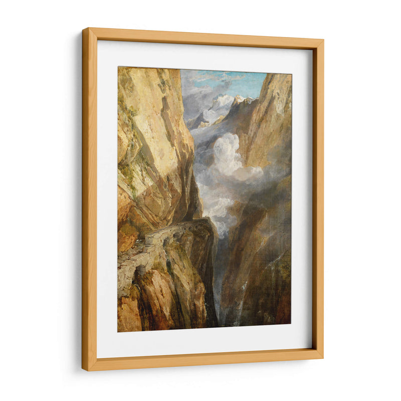 El paso de San Gotardo, Suiza - Joseph Mallord William Turner | Cuadro decorativo de Canvas Lab
