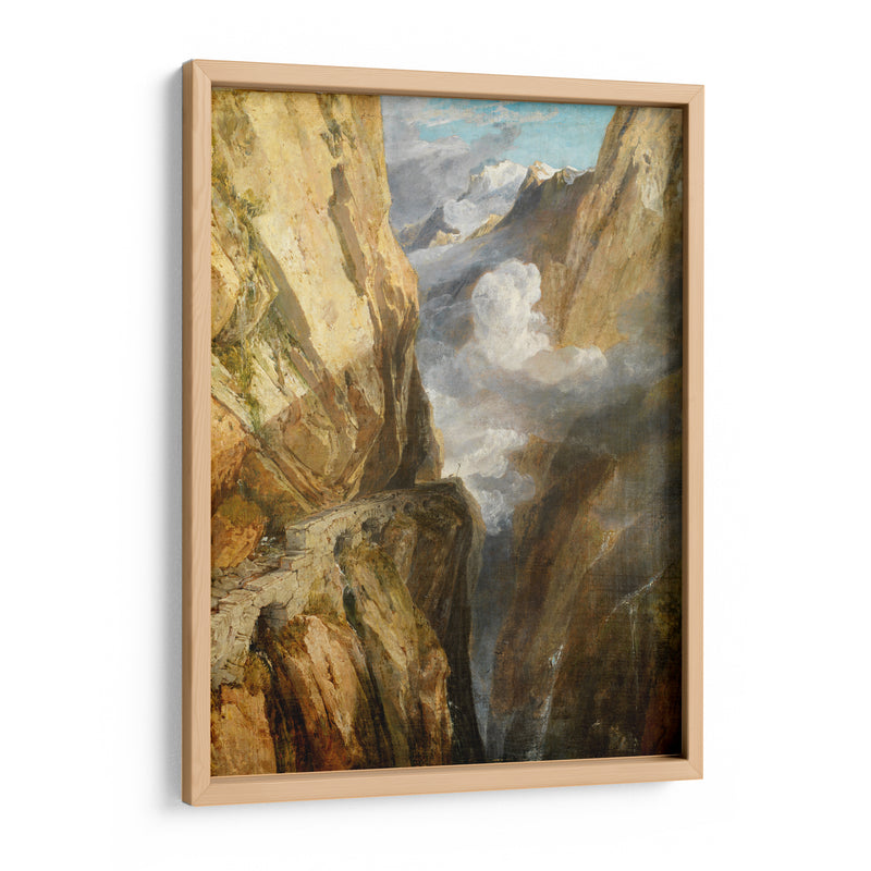 El paso de San Gotardo, Suiza - Joseph Mallord William Turner | Cuadro decorativo de Canvas Lab