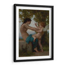 Joven defendiéndose de Eros - William-Adolphe Bouguereau | Cuadro decorativo de Canvas Lab
