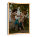 Joven defendiéndose de Eros - William-Adolphe Bouguereau | Cuadro decorativo de Canvas Lab