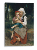 Hermano y hermana bretón - William-Adolphe Bouguereau | Cuadro decorativo de Canvas Lab